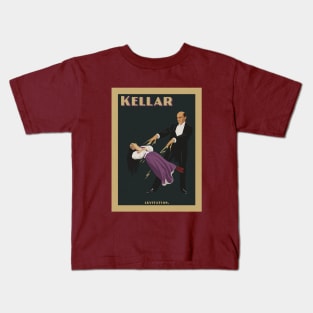 Harry Kellar Levitation Kids T-Shirt